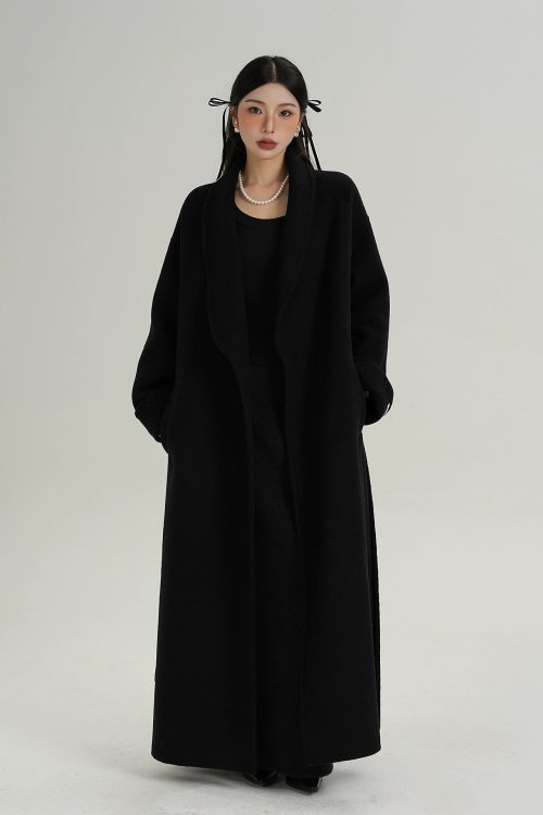 Elegant Long Wool Coat