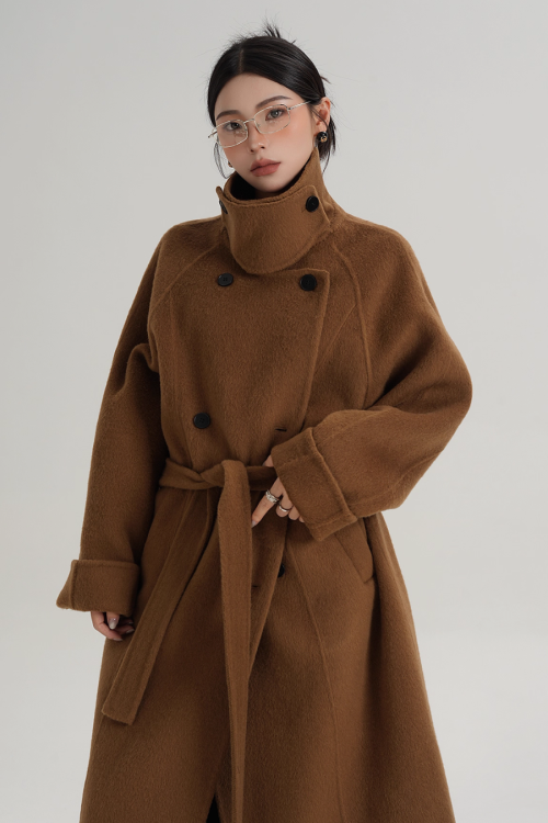 Elegant Long Wool Coat