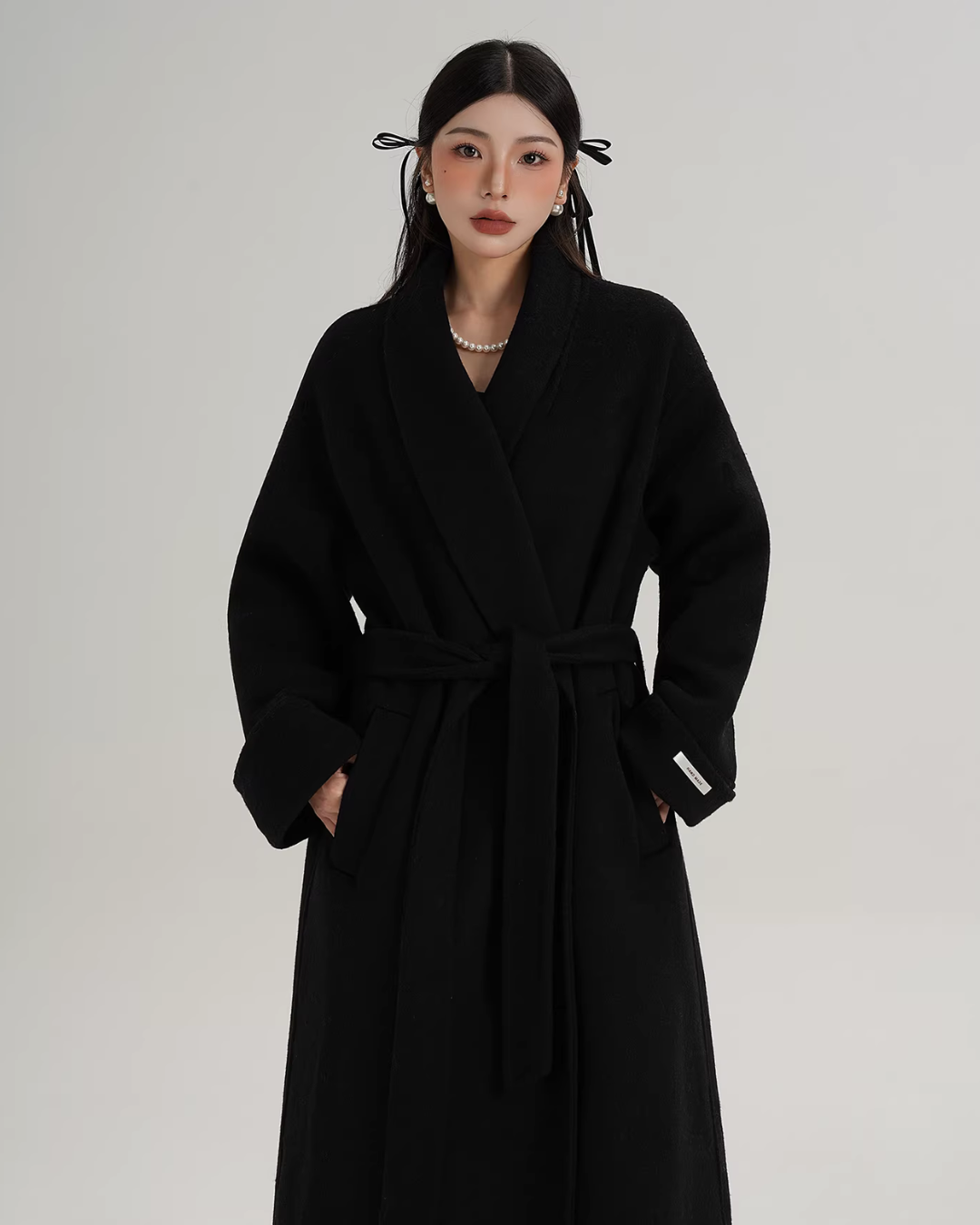 Elegant Long Wool Coat Elegant Long Wool Coat