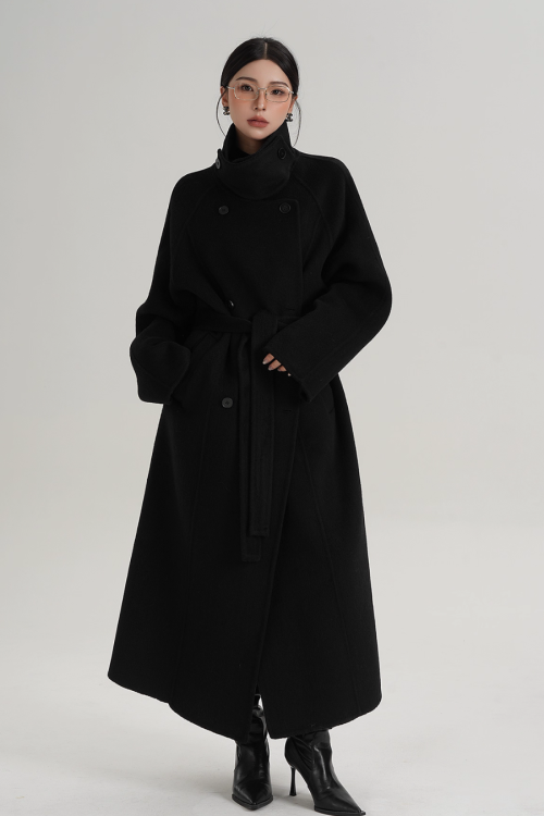 Elegant Long Wool Coat
