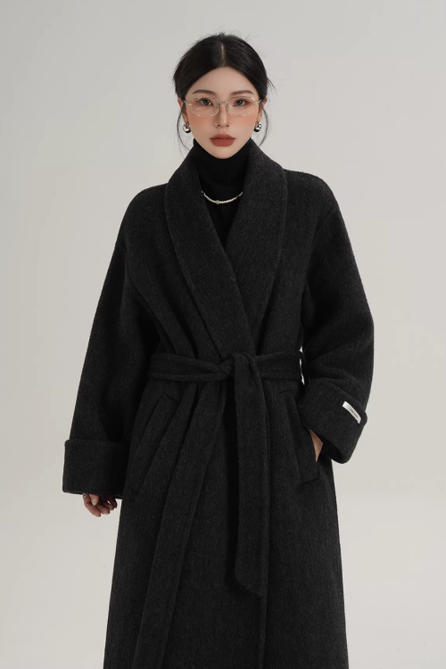 Elegant Long Wool Coat