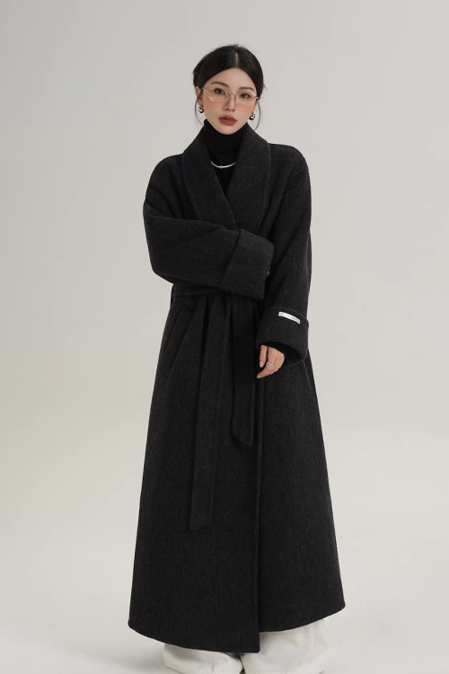 Elegant Long Wool Coat