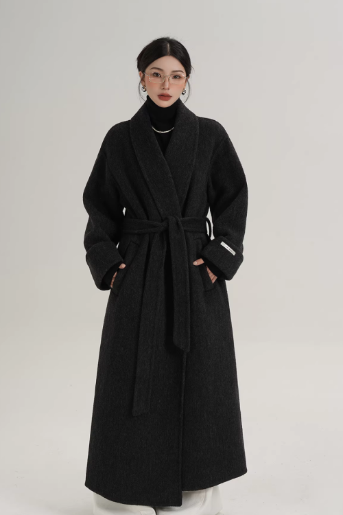 Elegant Long Wool Coat