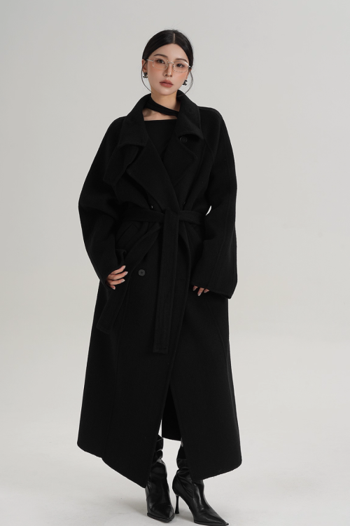 Elegant Long Wool Coat