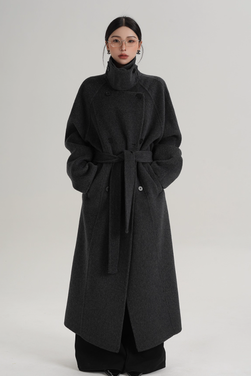 Elegant Long Wool Coat