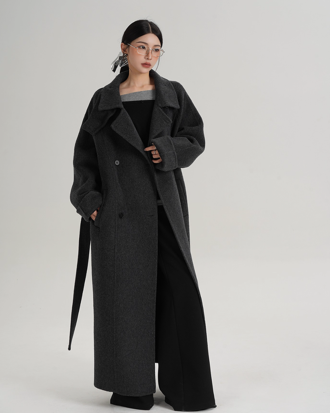 Elegant Long Wool Coat Elegant Long Wool Coat