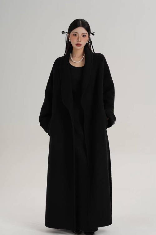 Elegant Long Wool Coat