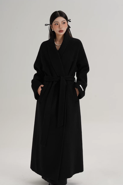 Elegant Long Wool Coat