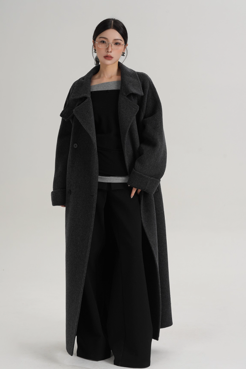 Elegant Long Wool Coat