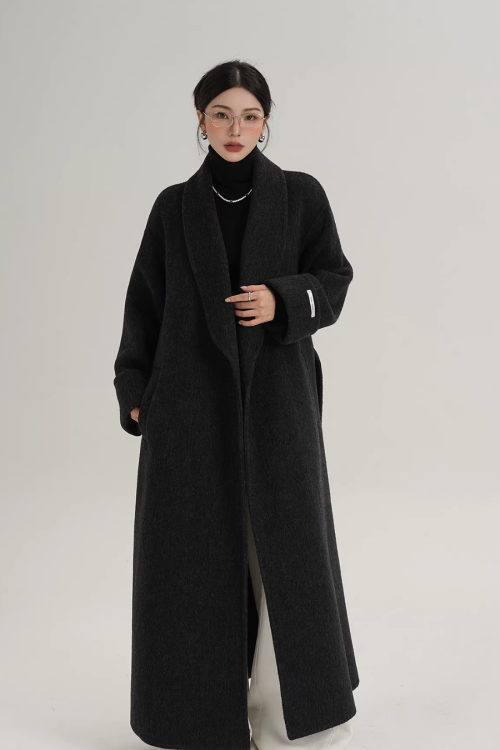 Elegant Long Wool Coat