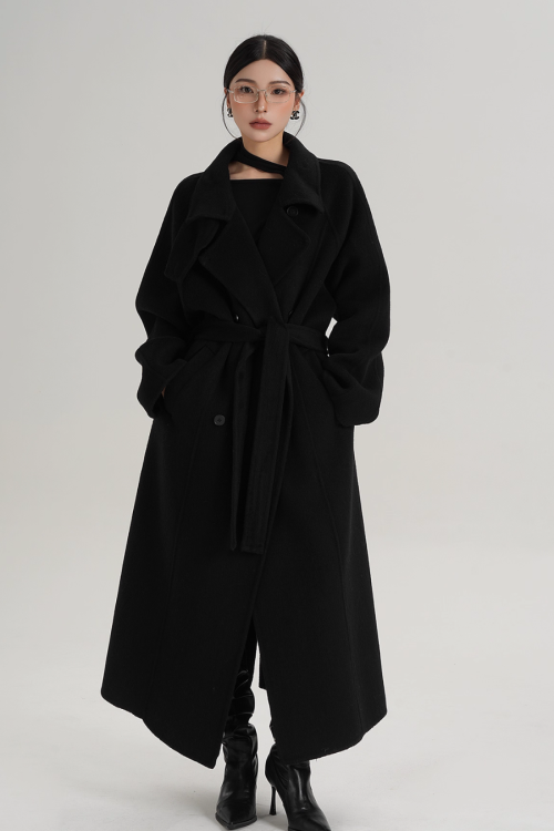 Elegant Long Wool Coat