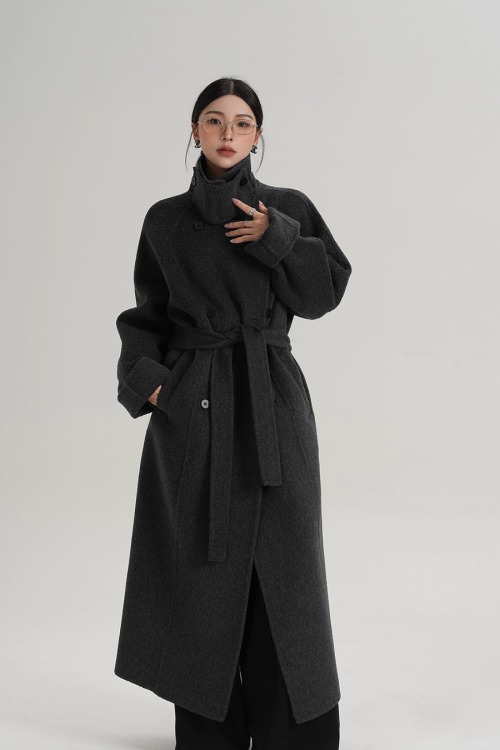 Elegant Long Wool Coat