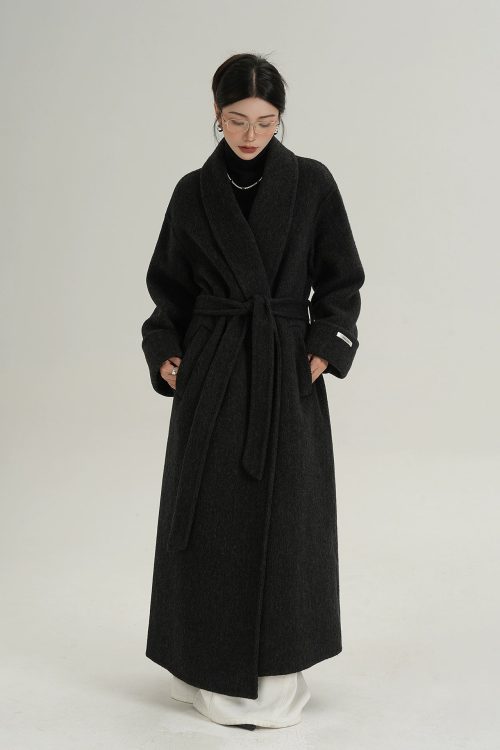 Elegant Long Wool Coat