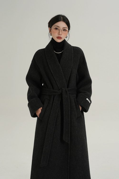 Elegant Long Wool Coat