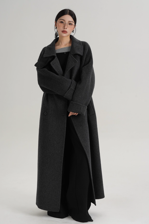 Elegant Long Wool Coat