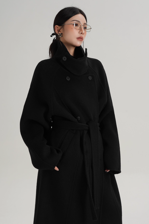 Elegant Long Wool Coat
