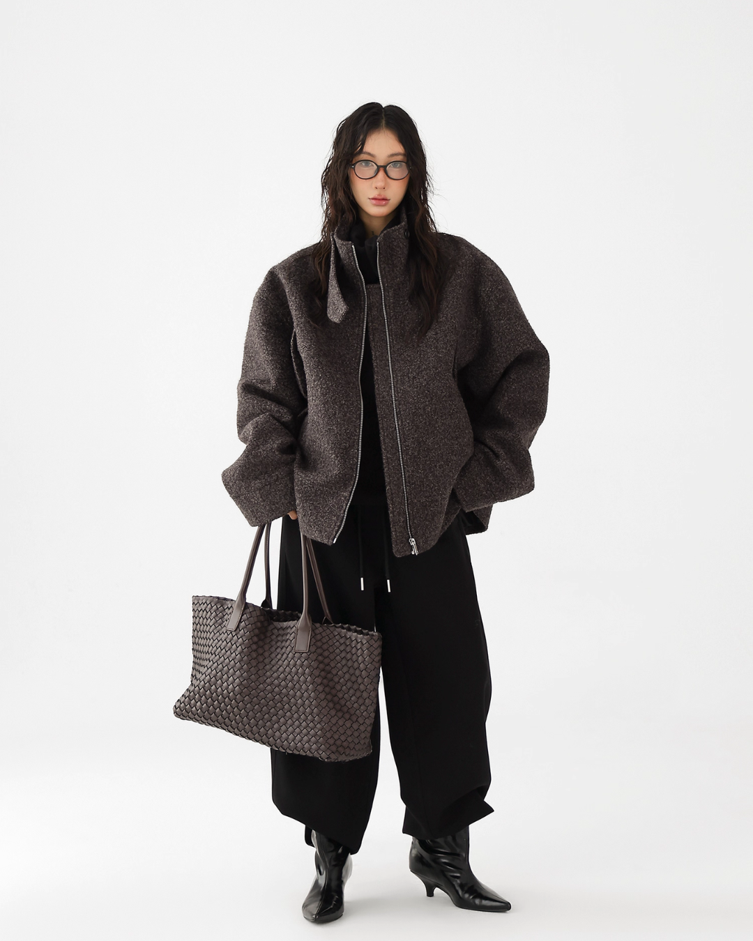 Elegant Stand Collar Wool Coat Elegant Stand Collar Wool Coat