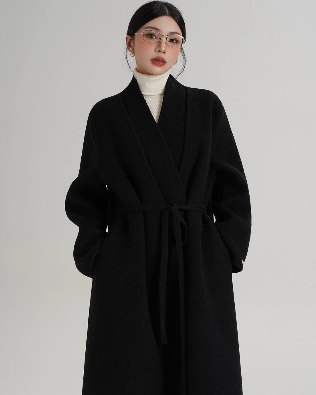 Elegant Wool Long Coat Elegant Wool Long Coat