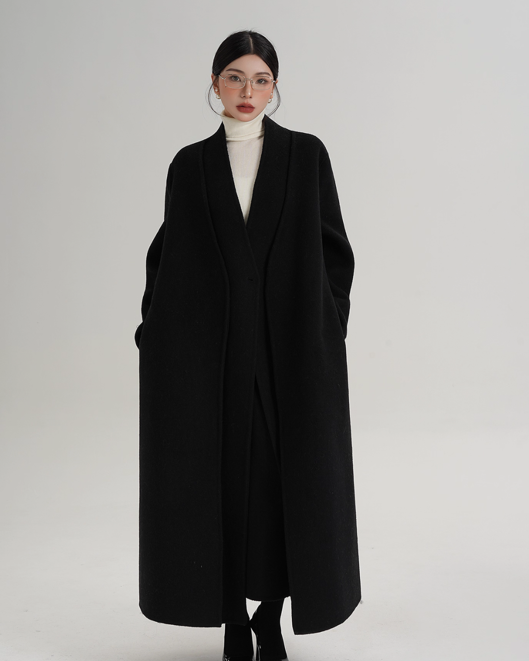 Elegant Wool Long Coat Elegant Wool Long Coat