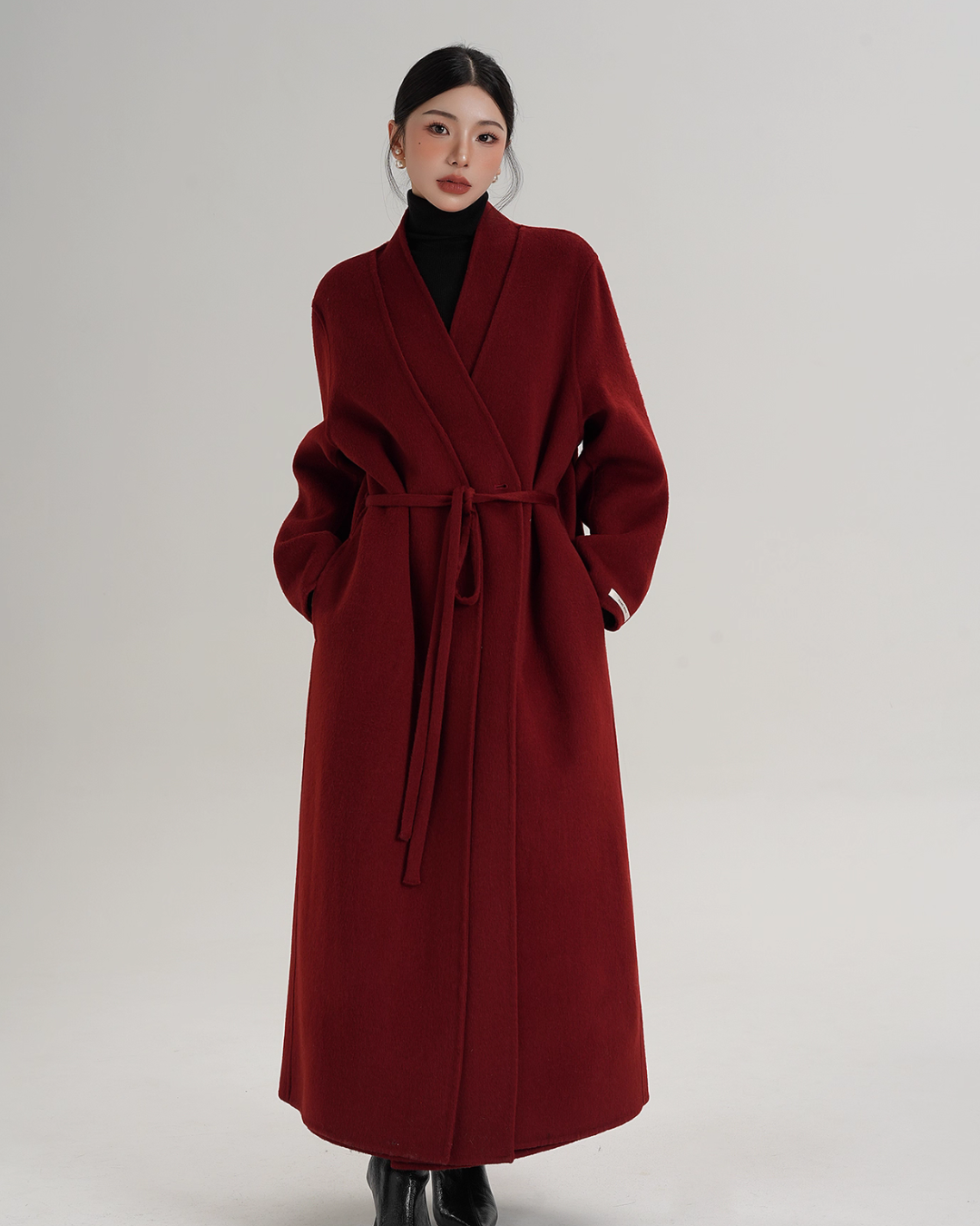 Elegant Wool Long Coat Elegant Wool Long Coat