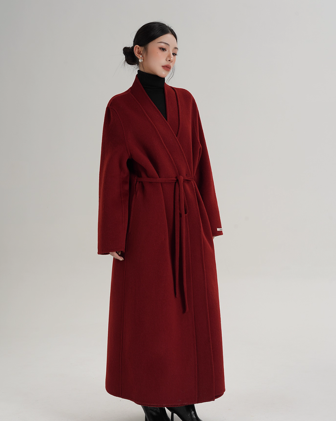 Elegant Wool Long Coat Elegant Wool Long Coat