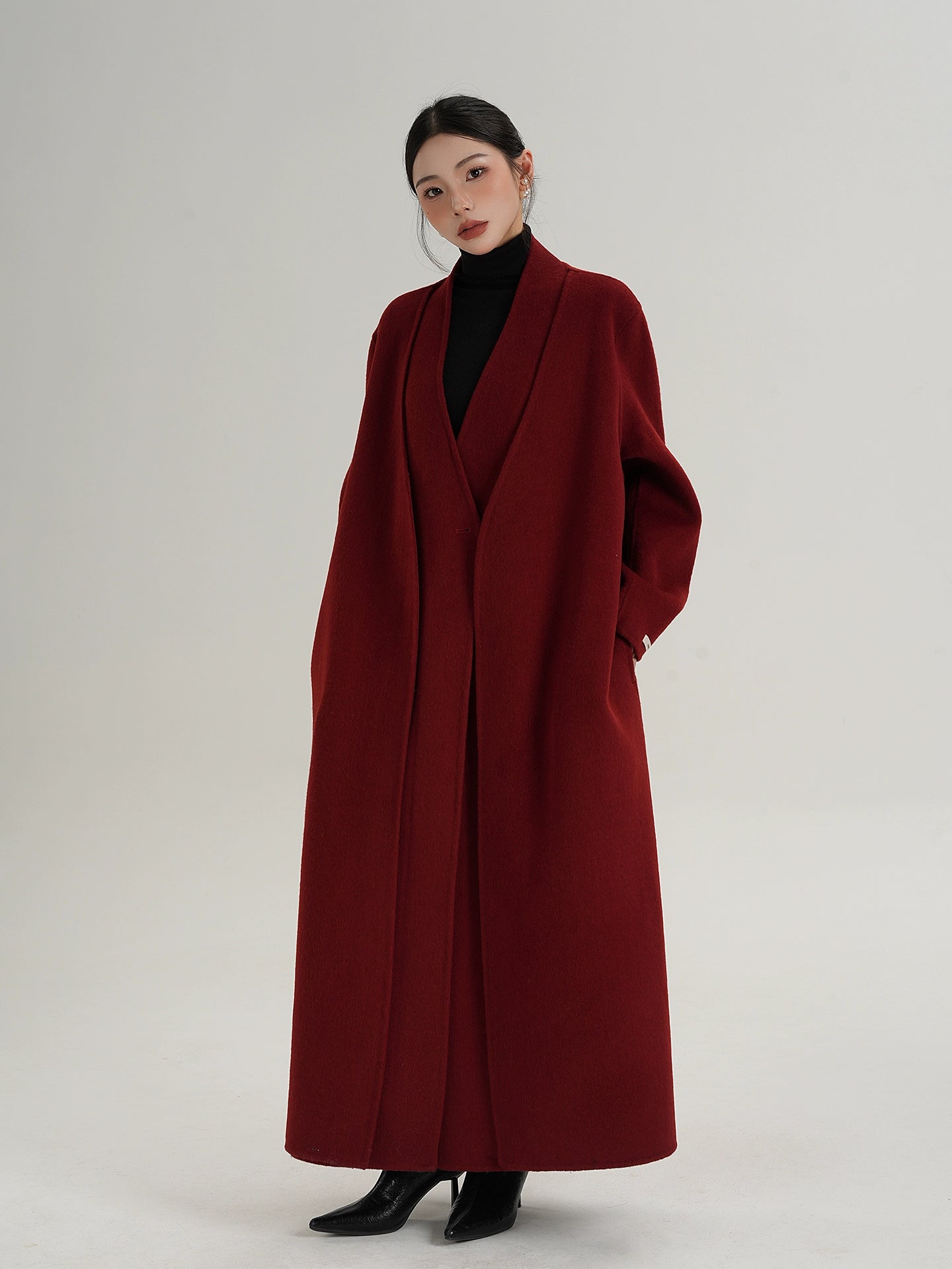 Elegant Wool Long Coat Elegant Wool Long Coat