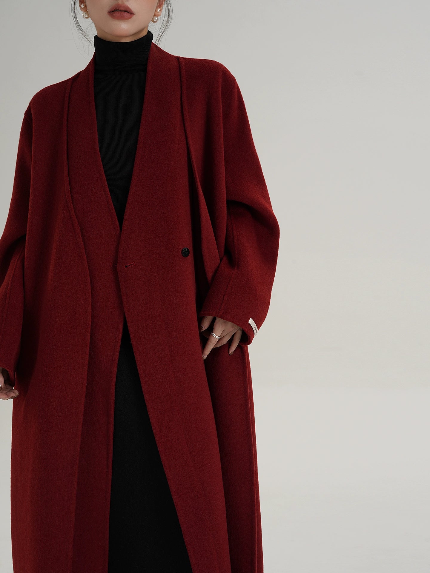 Elegant Wool Long Coat Elegant Wool Long Coat
