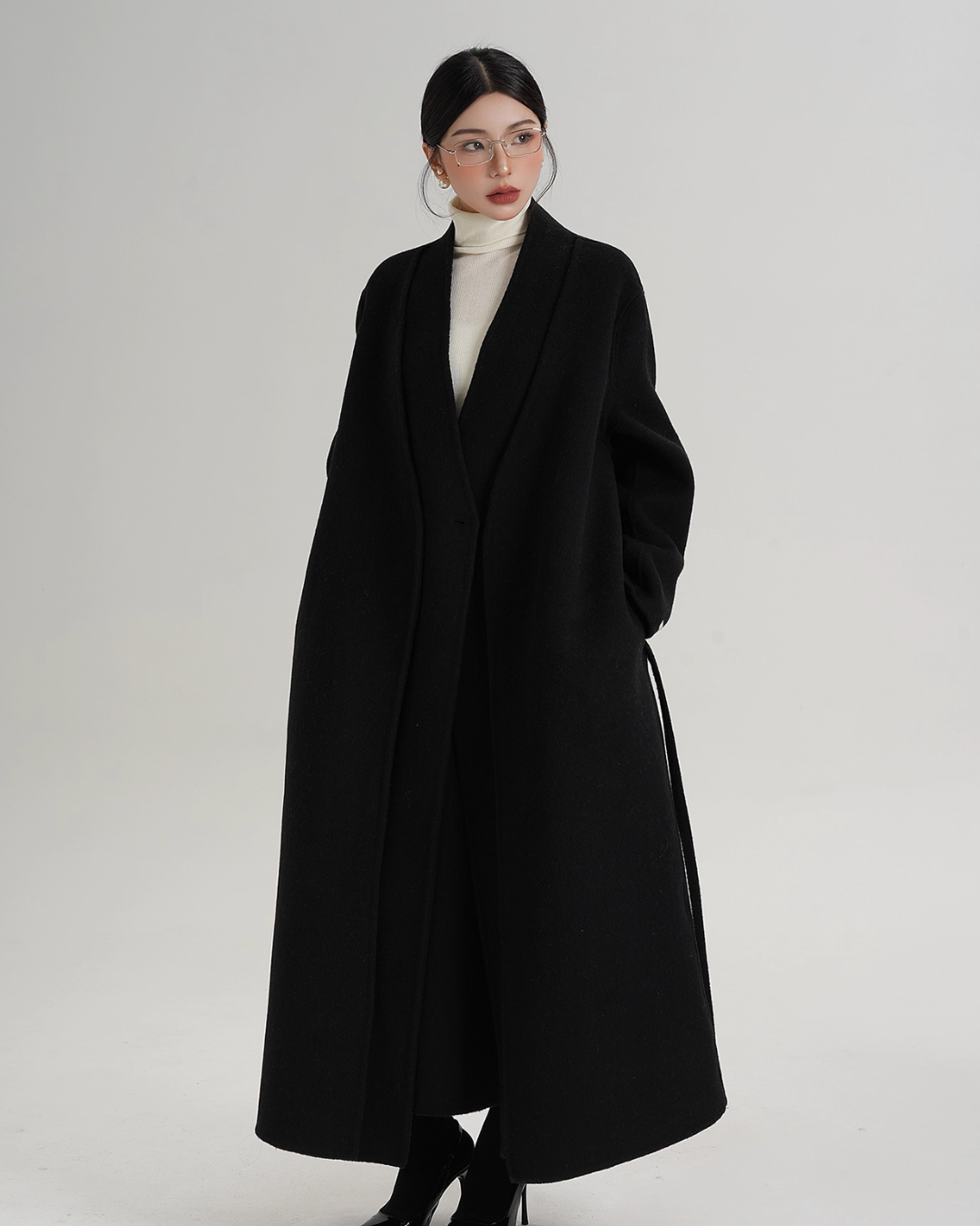 Elegant Wool Long Coat Elegant Wool Long Coat