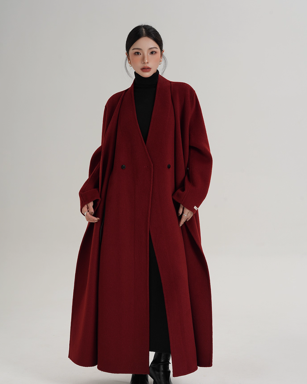 Elegant Wool Long Coat Elegant Wool Long Coat