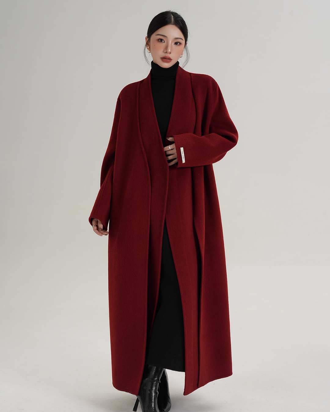 Elegant Wool Long Coat Elegant Wool Long Coat