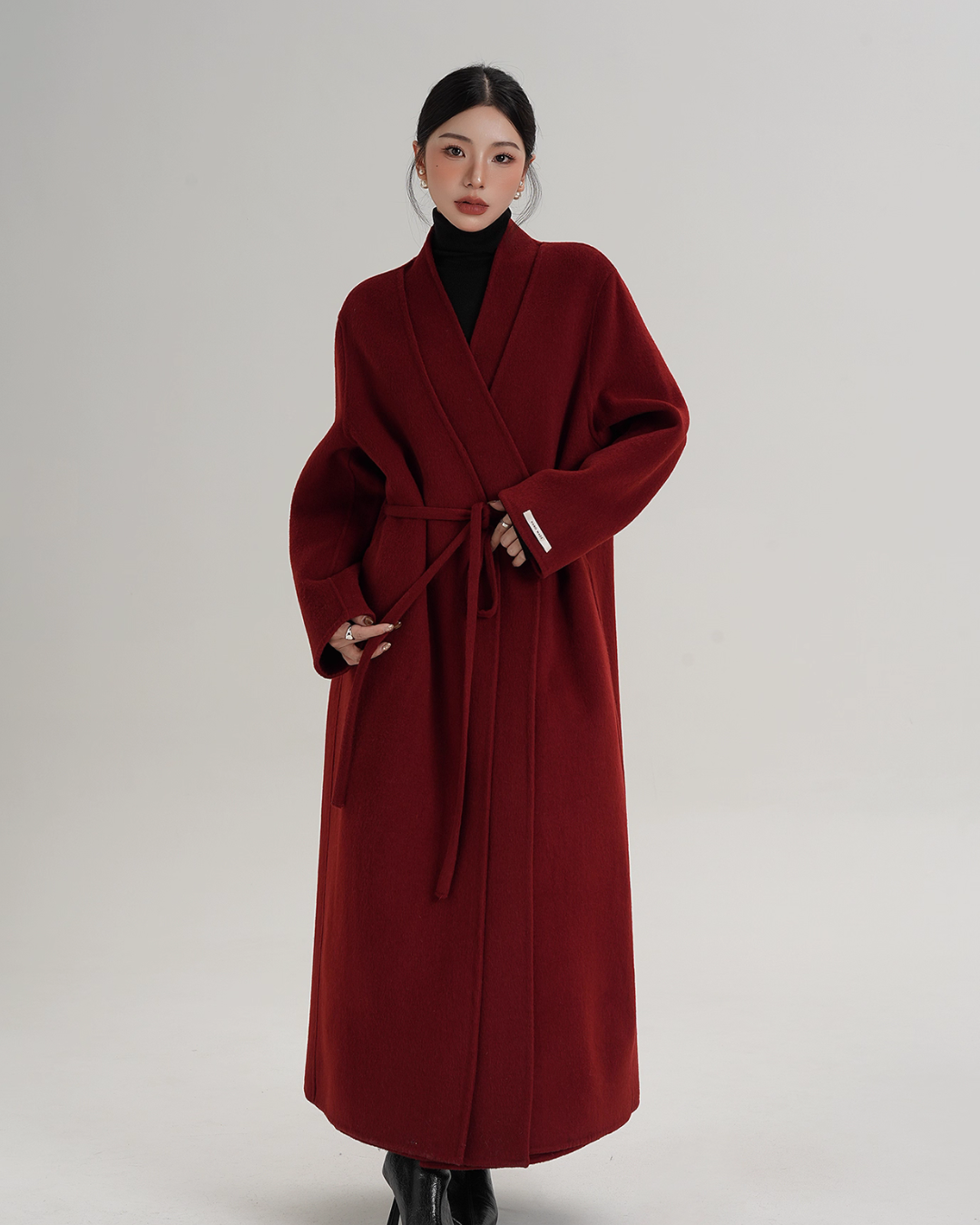 Elegant Wool Long Coat Elegant Wool Long Coat