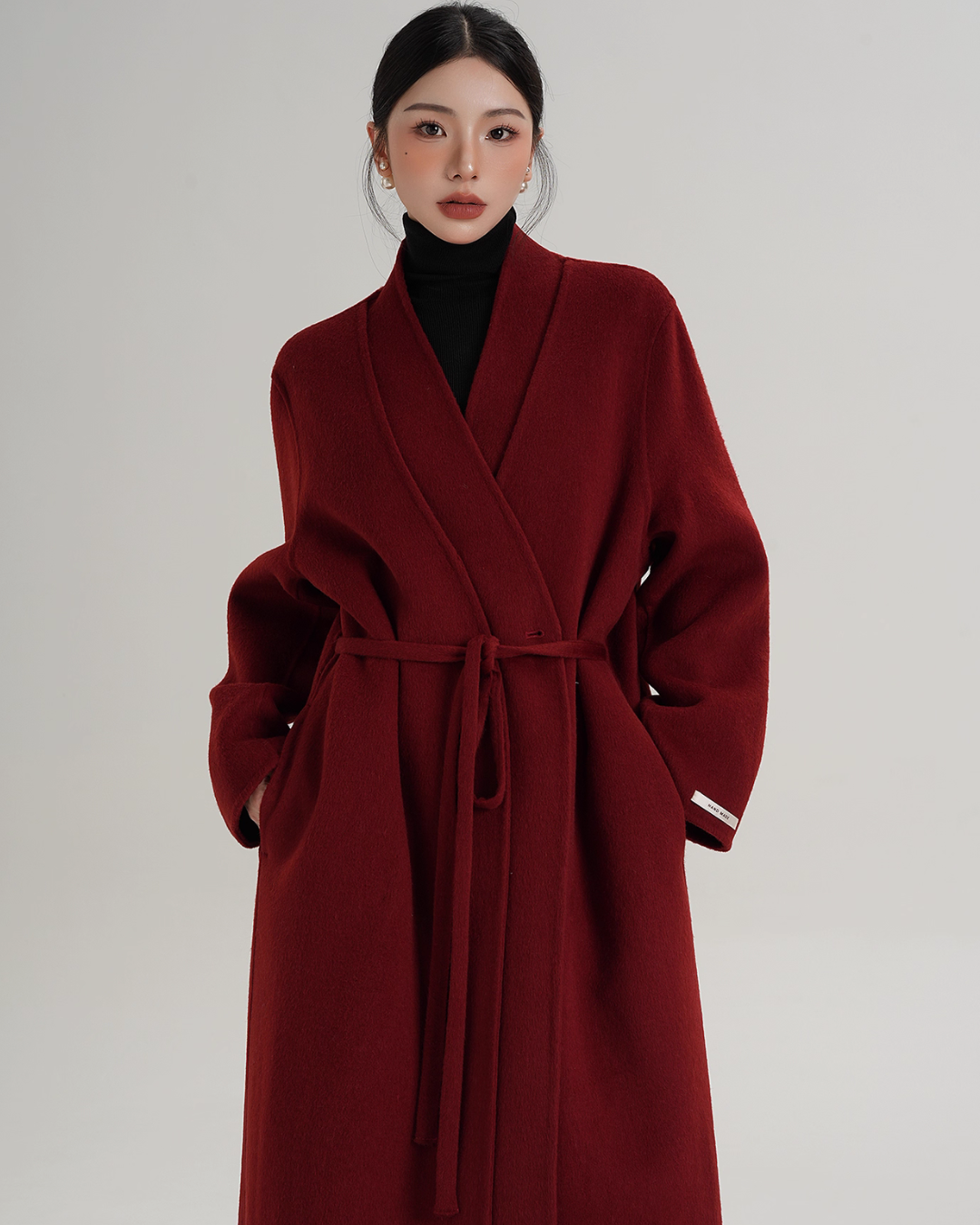 Elegant Wool Long Coat Elegant Wool Long Coat