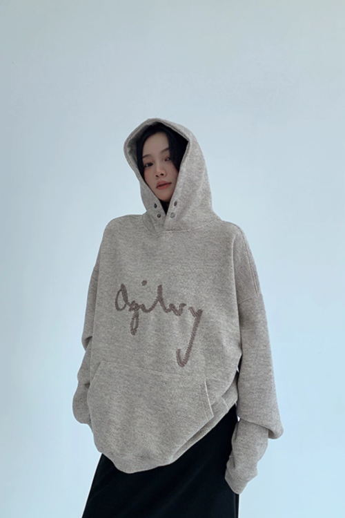 Embroidered Logo Hoodie