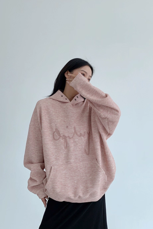 Embroidered Logo Hoodie