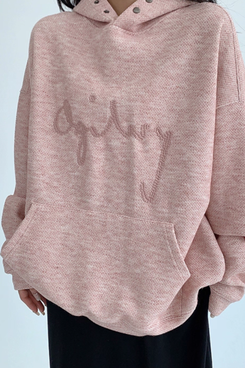 Embroidered Logo Hoodie