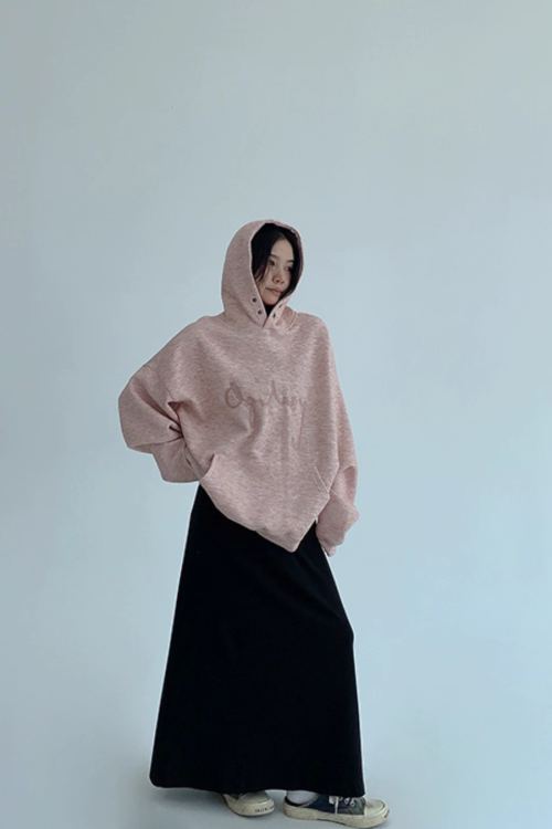 Embroidered Logo Hoodie