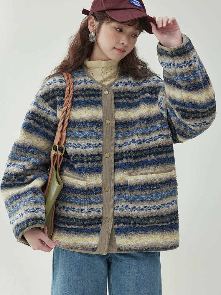 Ethnic Pattern Knit Jacket Ethnic Pattern Knit Jacket