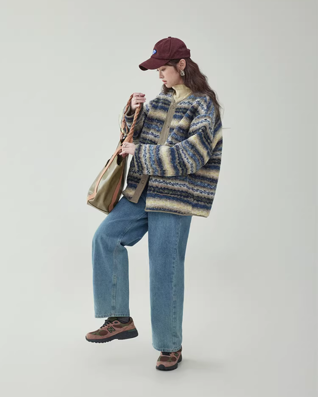 Ethnic Pattern Knit Jacket Ethnic Pattern Knit Jacket