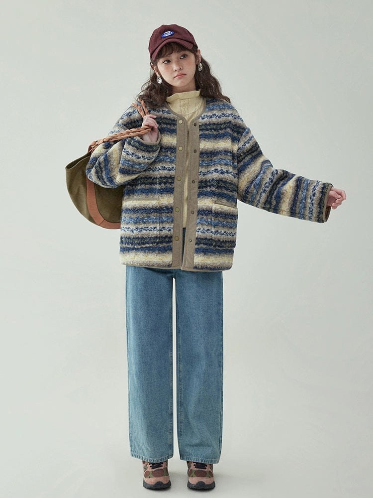 Ethnic Pattern Knit Jacket Ethnic Pattern Knit Jacket