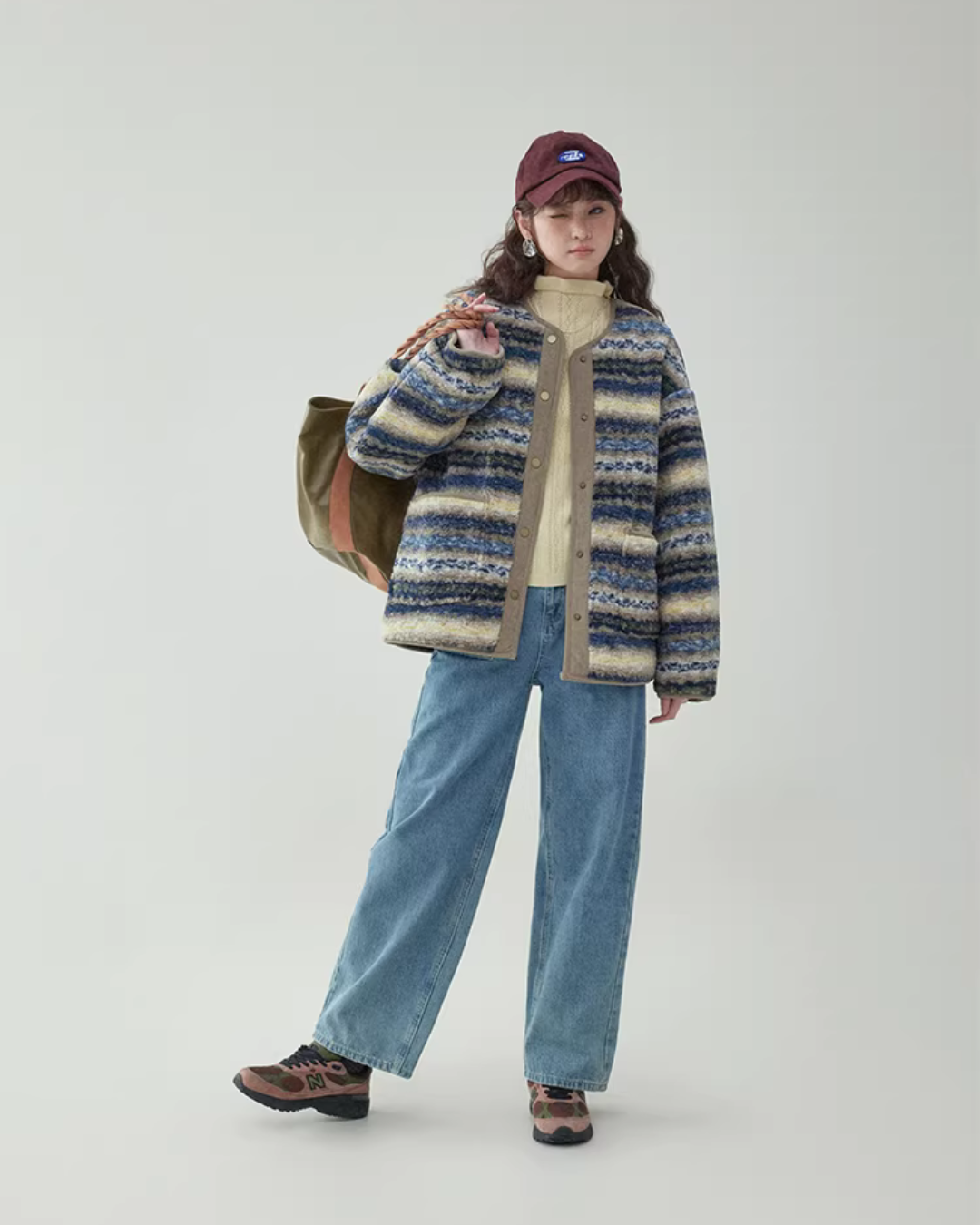 Ethnic Pattern Knit Jacket Ethnic Pattern Knit Jacket