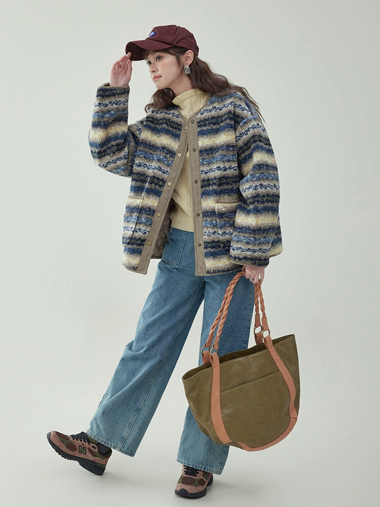 Ethnic Pattern Knit Jacket Ethnic Pattern Knit Jacket