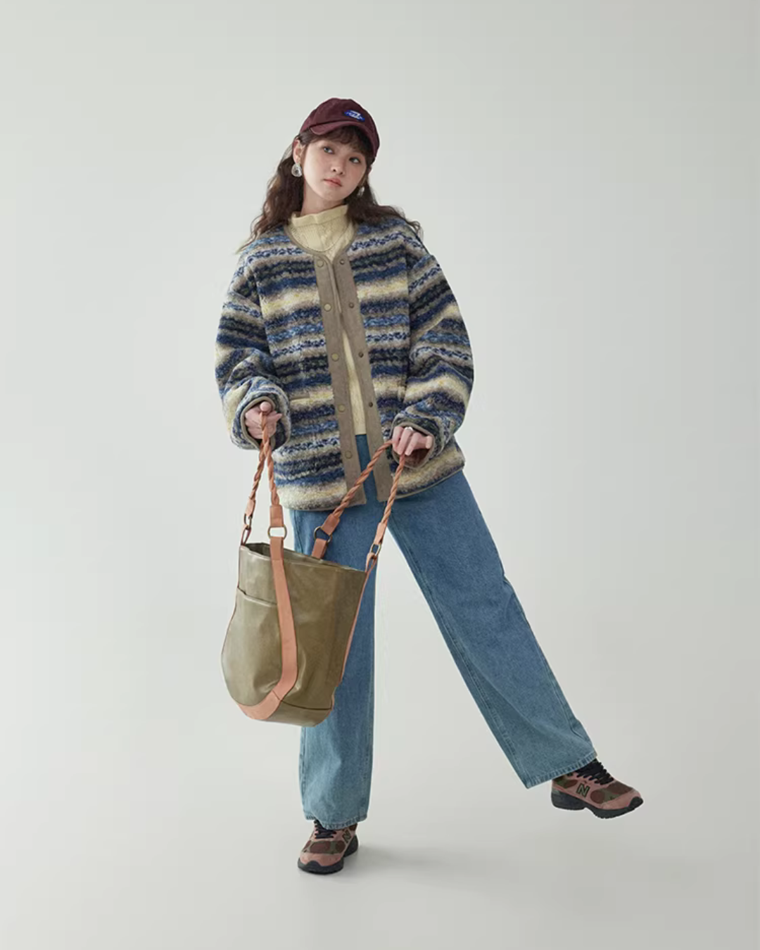 Ethnic Pattern Knit Jacket Ethnic Pattern Knit Jacket