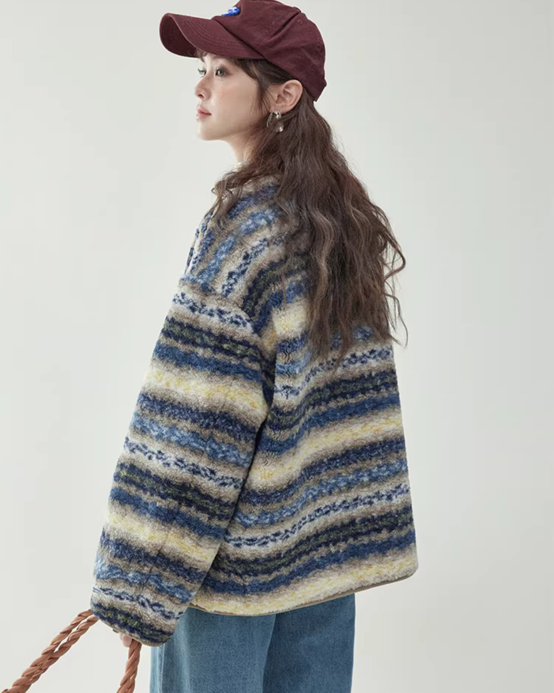 Ethnic Pattern Knit Jacket Ethnic Pattern Knit Jacket