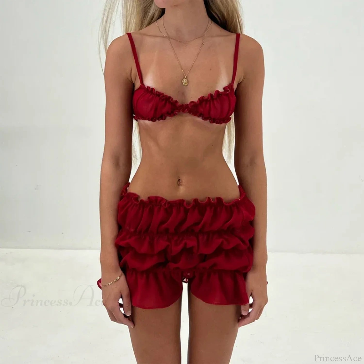 Fairycore 2 Piece Skirts Outfits Frills Spaghetti Strap Cami Crop Tops + Ruched Mini Pencil Skirt Women Y2K Vintage Streetwear Fairycore 2 Piece Skirts Outfits Frills Spaghetti Strap Cami Crop Tops + Ruched Mini Pencil Skirt Women Y2K Vintage Streetwear