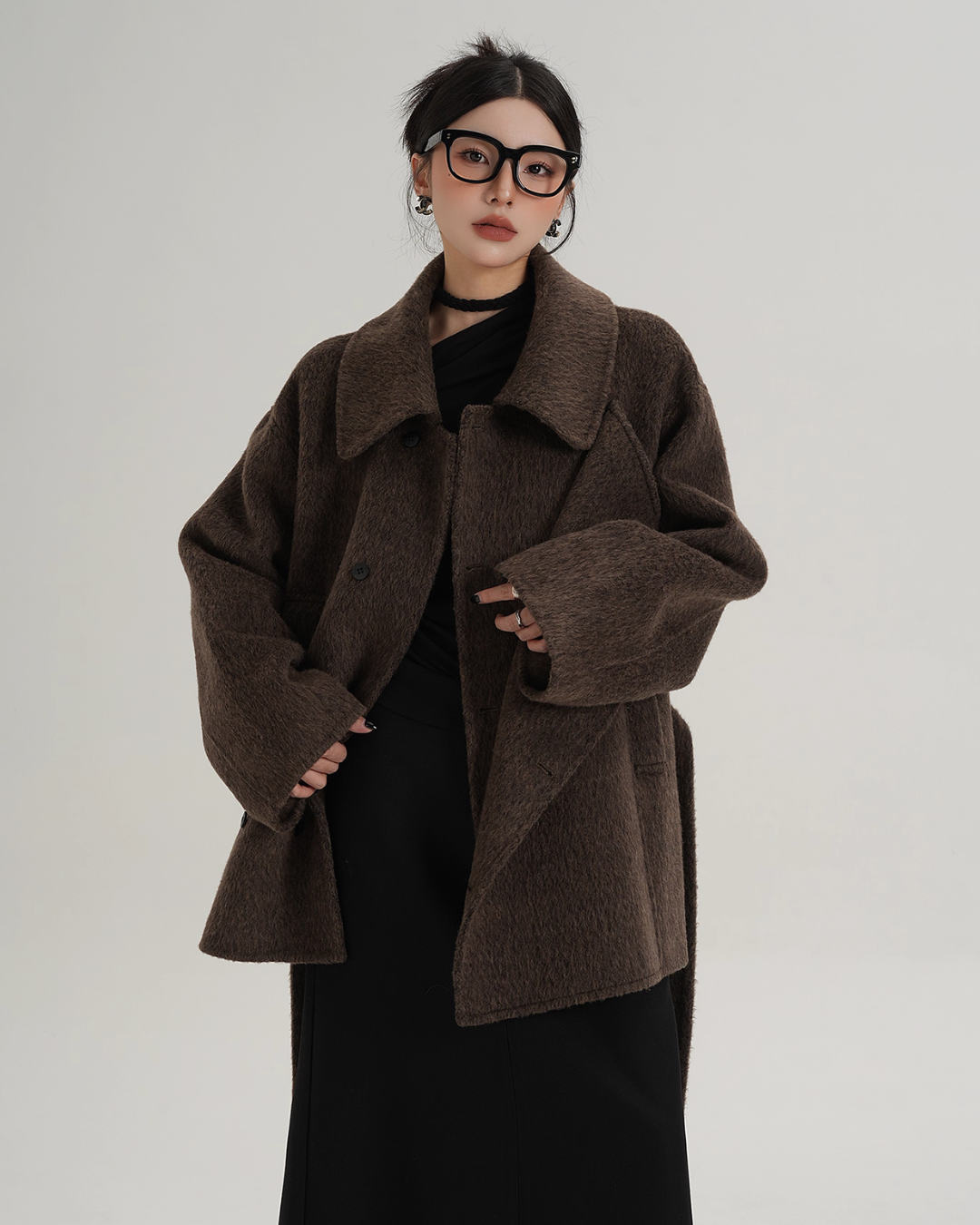 Fake Wool Trench Coat Fake Wool Trench Coat