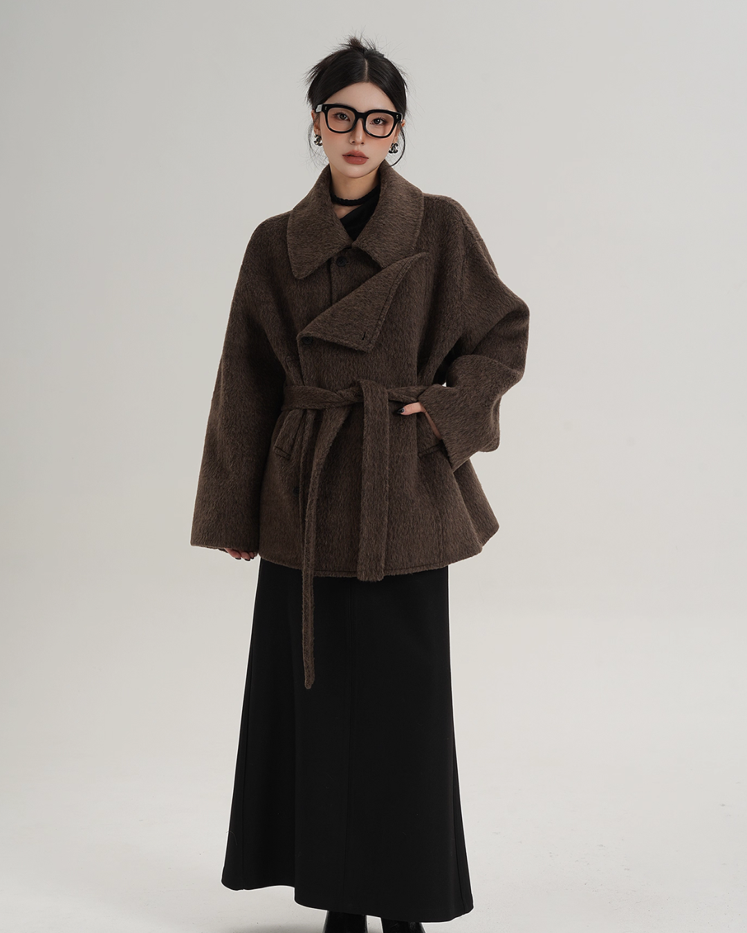 Fake Wool Trench Coat Fake Wool Trench Coat