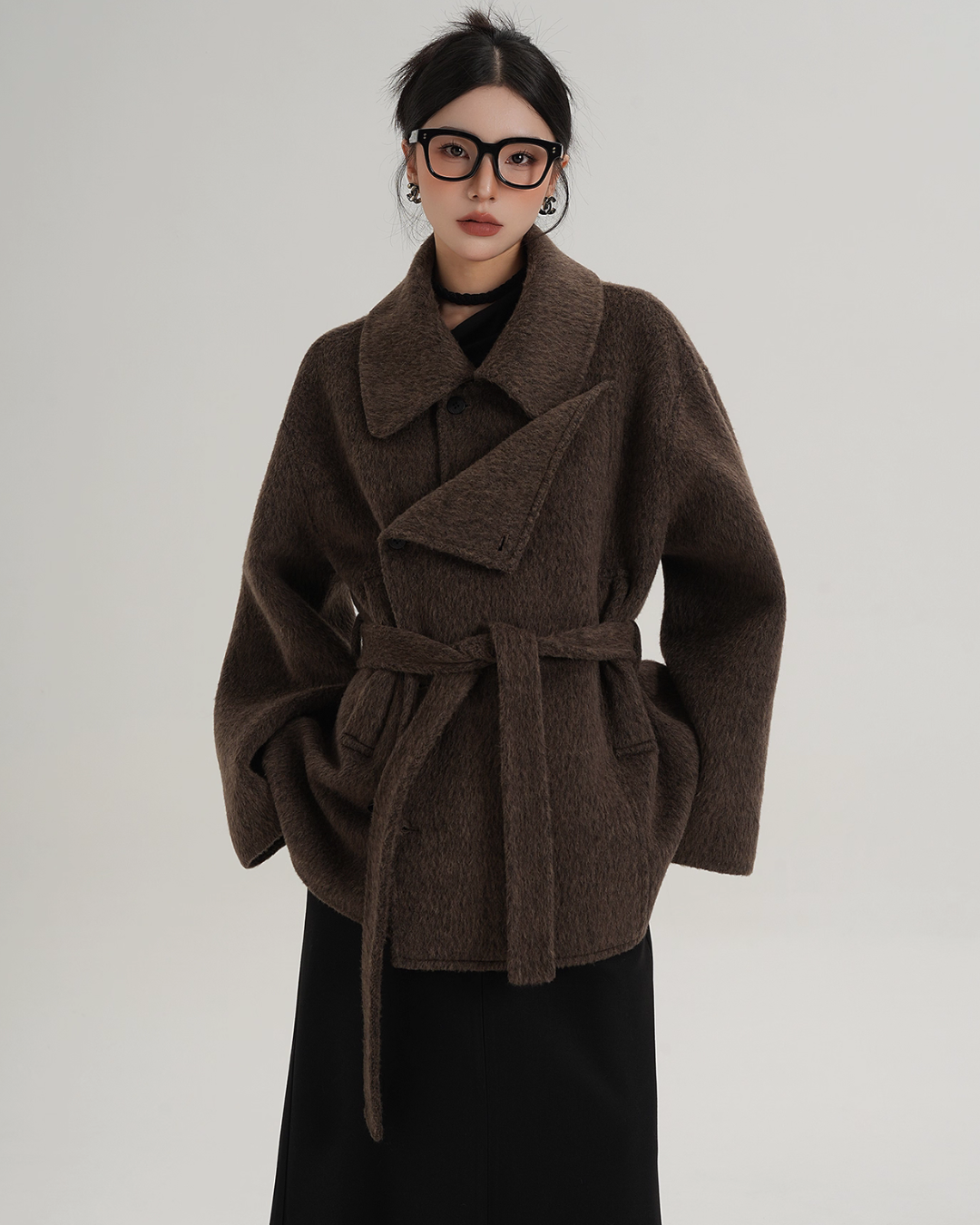 Fake Wool Trench Coat Fake Wool Trench Coat