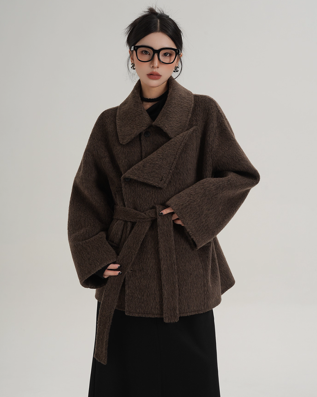 Fake Wool Trench Coat Fake Wool Trench Coat