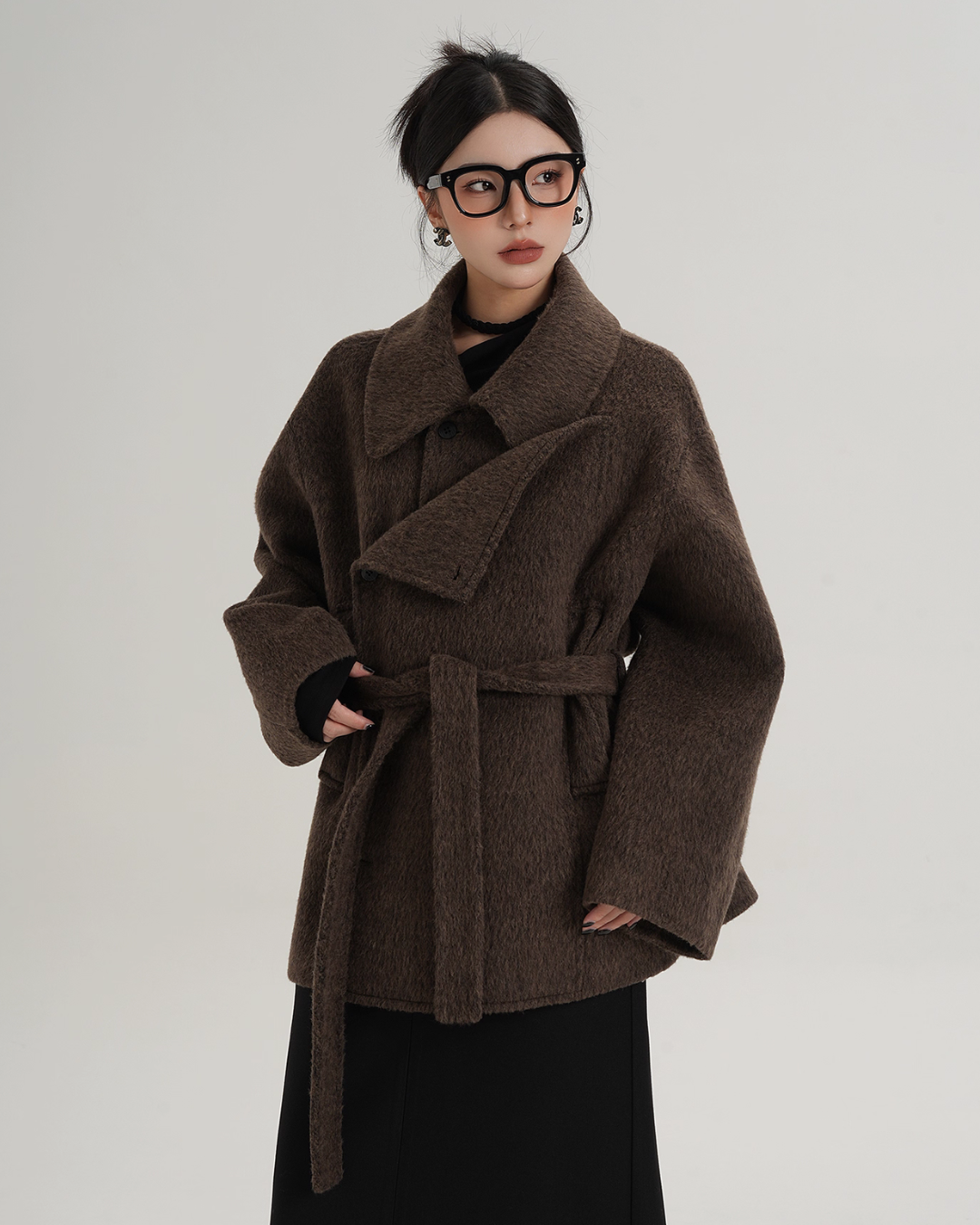 Fake Wool Trench Coat Fake Wool Trench Coat