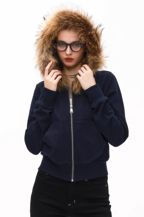 Far Hood Zip Up Hoodie